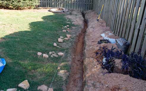 Yard-Drainage-Install-Cary-Raleigh-Apex-North-Carolina